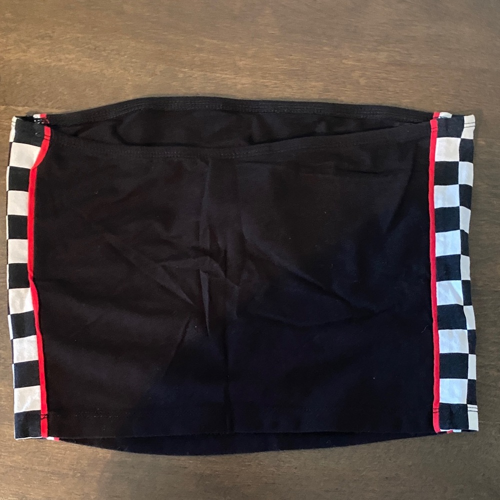 Forever 21 Black Tube Top with Red Honda Logo - Picture 3 of 3